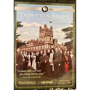 PBS Downton Abbey Season 4 DVD Set Original UK Edition 3-Disc Masterpiece